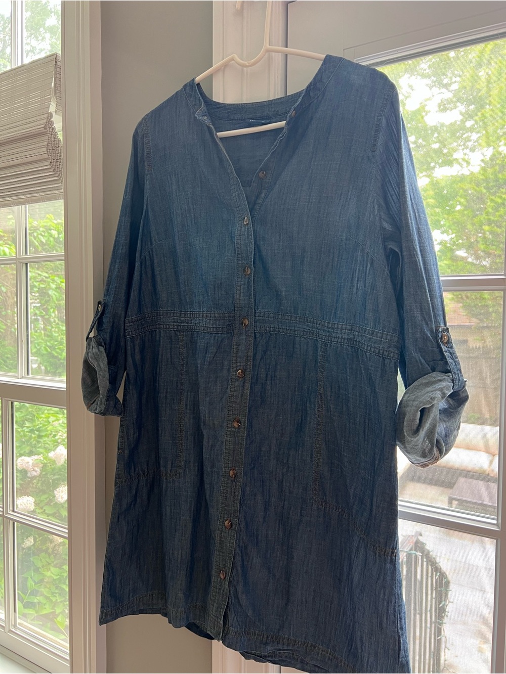 J Jill Blue Denim Short Dress - Picture 2 of 6